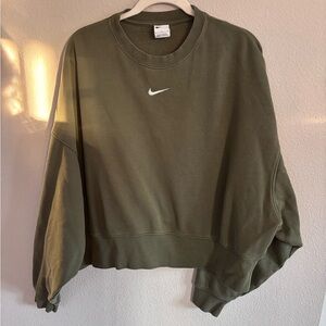 Nike Olive Green Women's Top